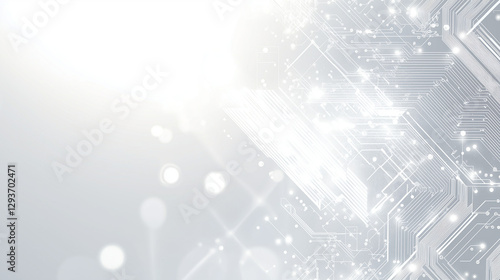 astarte.ai: Futuristic Digital Circuit Board - Abstract Technology Background