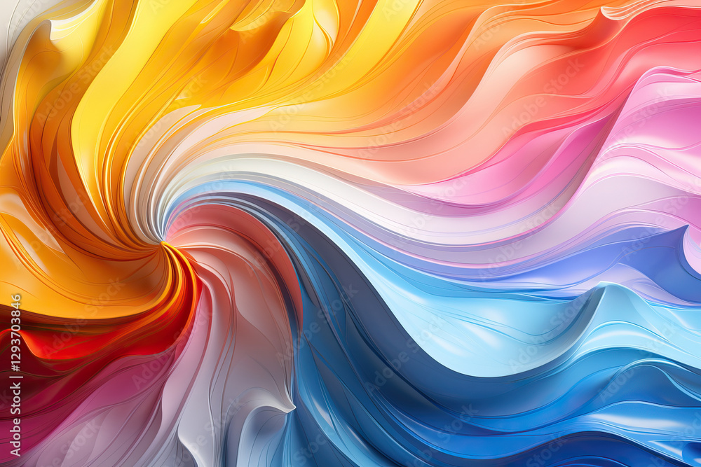 Swirling abstract background with vibrant colors Swirling abstract background with vibrant colors