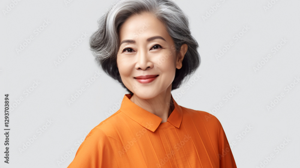 Portrait of a beautiful senior Asian woman Portrait of a beautiful senior Asian woman