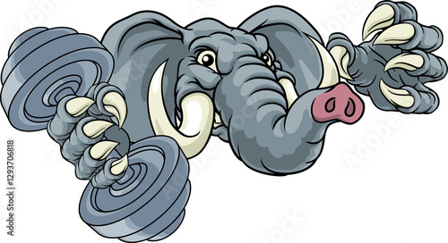 Elephant Weight Lifting Dum...