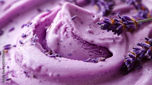 Wallpaper Mural Unusual flavor: ice cream with lavender and honey Torontodigital.ca