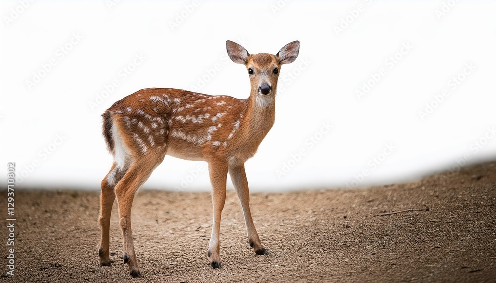 Transparent Little Deer Standing Against a Wilderness Backdrop, Pristine and Graceful in Soft Shadows, Capturing the Enchantment of the Natural World. Transparent Little Deer Standing Against a Wilderness Backdrop, Pristine and Graceful in Soft Shadows, Capturing the Enchantment of the Natural World.