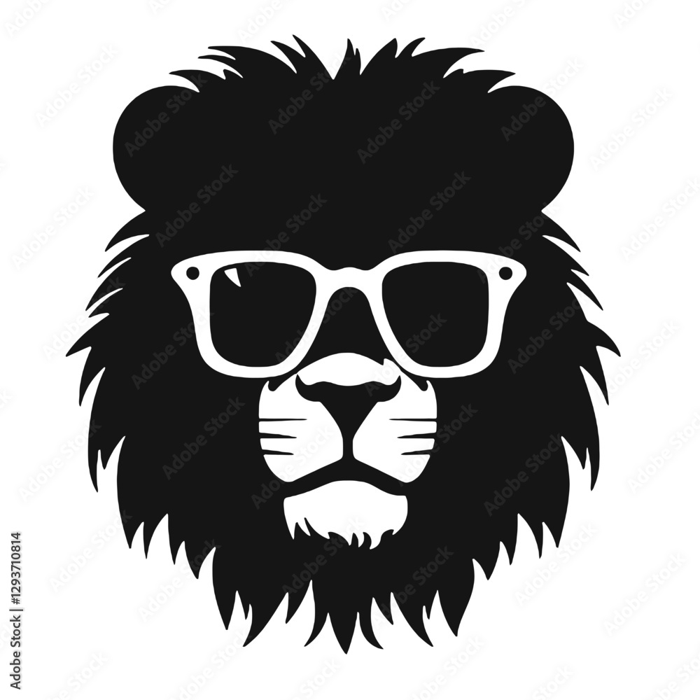 Obraz premium lion head cartoon