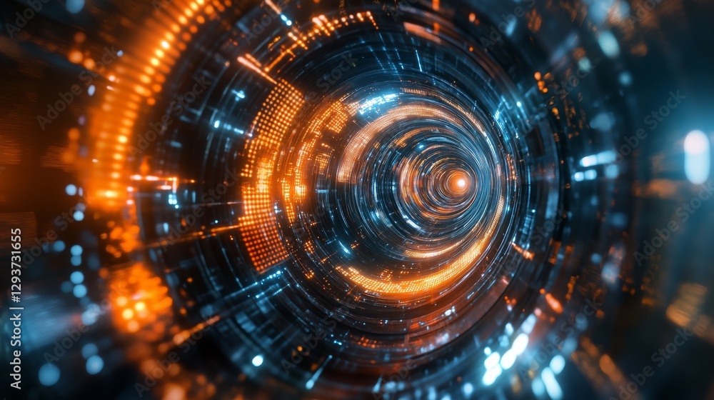 Technology Light and Shadow Tunnel