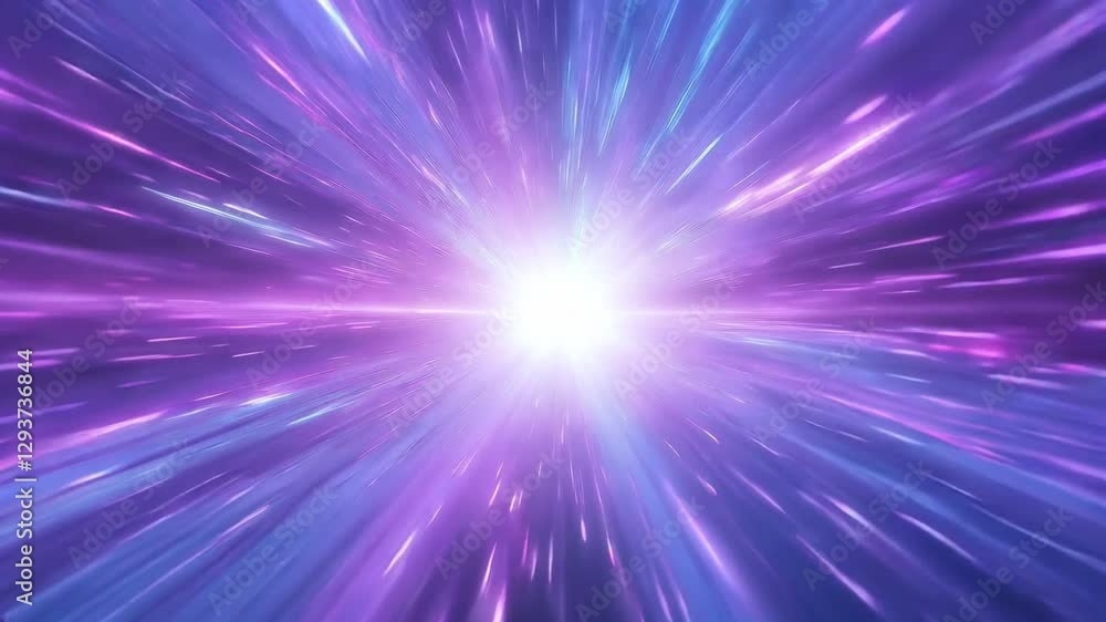 Abstract Glowing Space Light Speed Zoom Abstract Glowing Space Light Speed Zoom