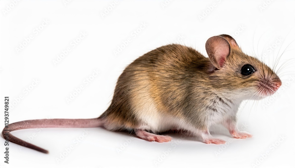 Isolated Mouse on White Background Cute and Vibrant Rodent in High Contrast Setting, Capturing Playful Energy and Minimalist Aesthetic Isolated Mouse on White Background Cute and Vibrant Rodent in High Contrast Setting, Capturing Playful Energy and Minimalist Aesthetic