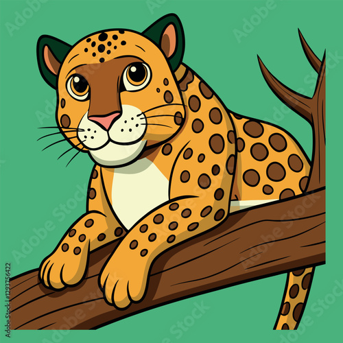 design illustration art vector icon cartoon jaguar