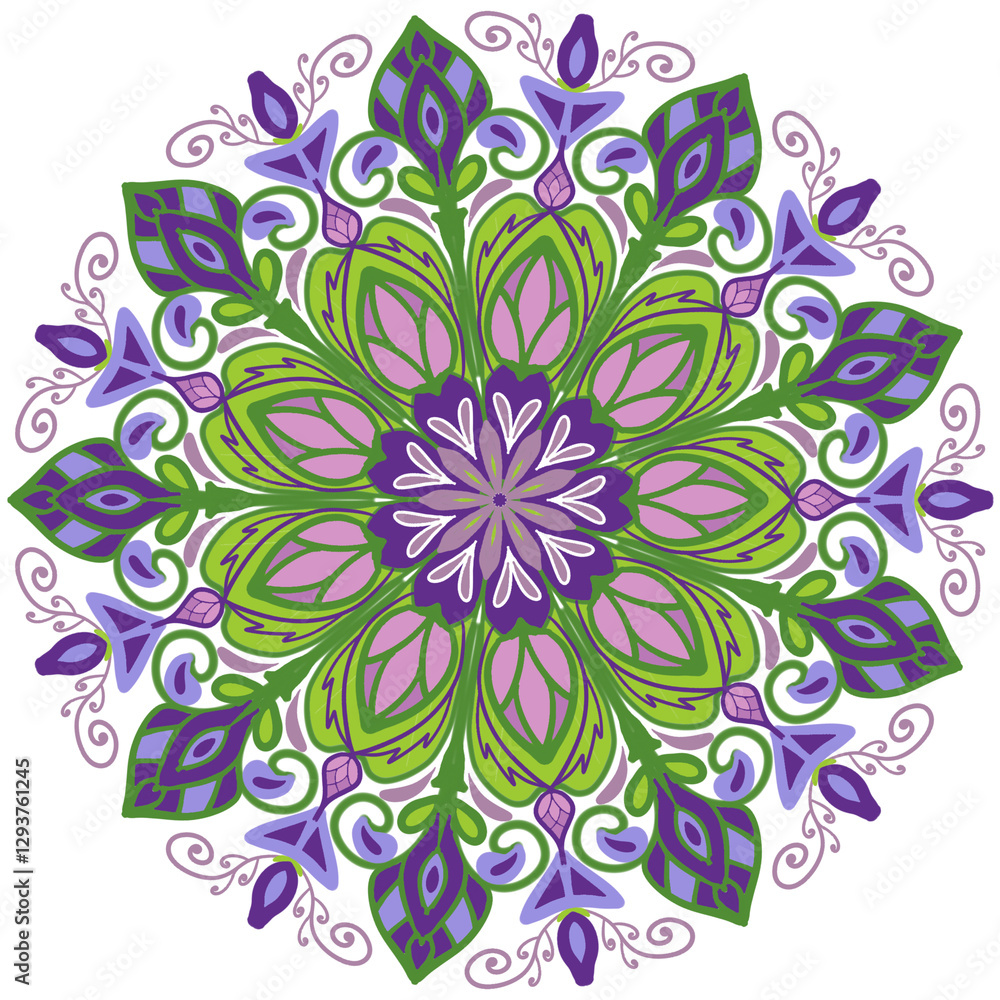 Colorful and elegant mandalas Colorful and elegant mandalas