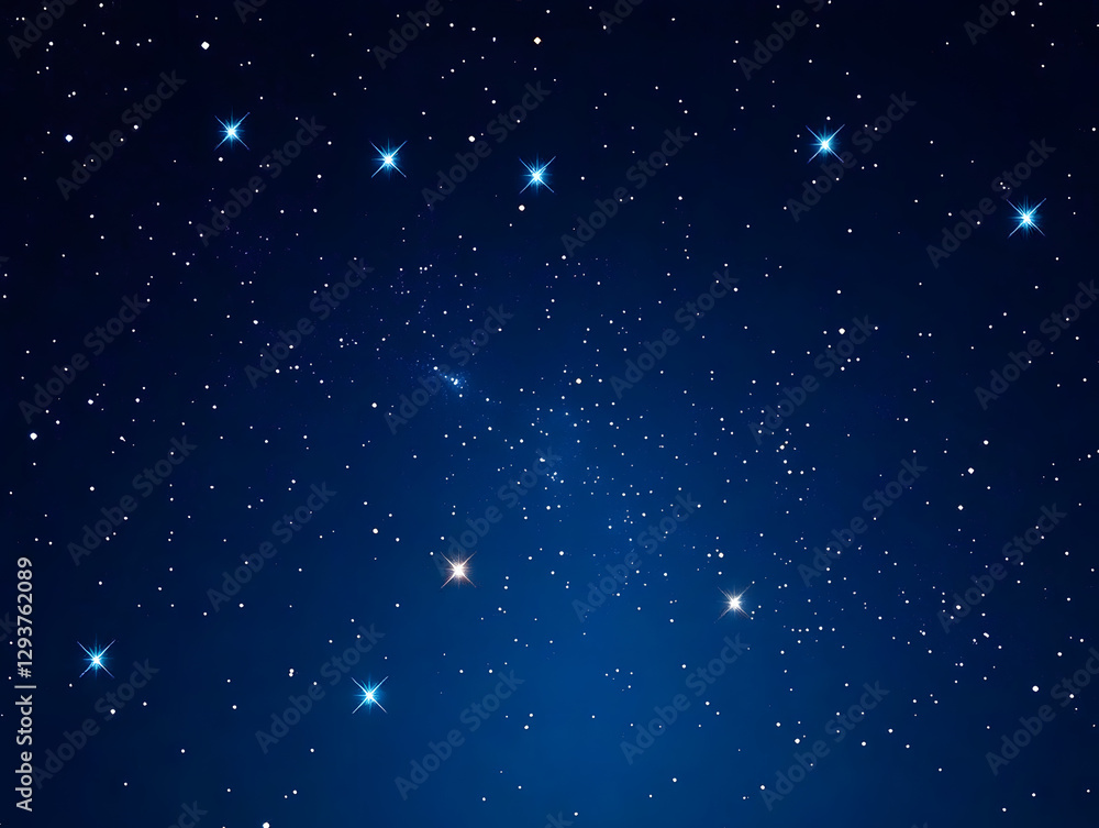 Minimal starry night sky background with a few twinkling stars against a dark blue space backdrop, starry night, dark blue Minimal starry night sky background with a few twinkling stars against a dark blue space backdrop, starry night, dark blue