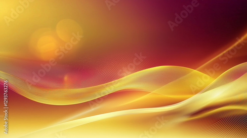 Wallpaper Mural Golden Wave Digital Abstract Background Torontodigital.ca