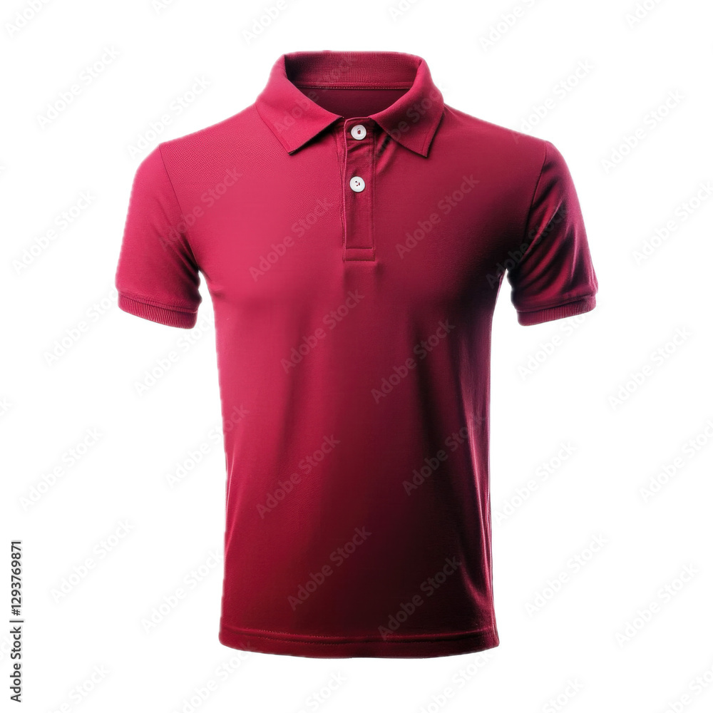 General Fashion , Remove Background ,Stylish Red Polo Shirt for Casual Wear General Fashion , Remove Background ,Stylish Red Polo Shirt for Casual Wear