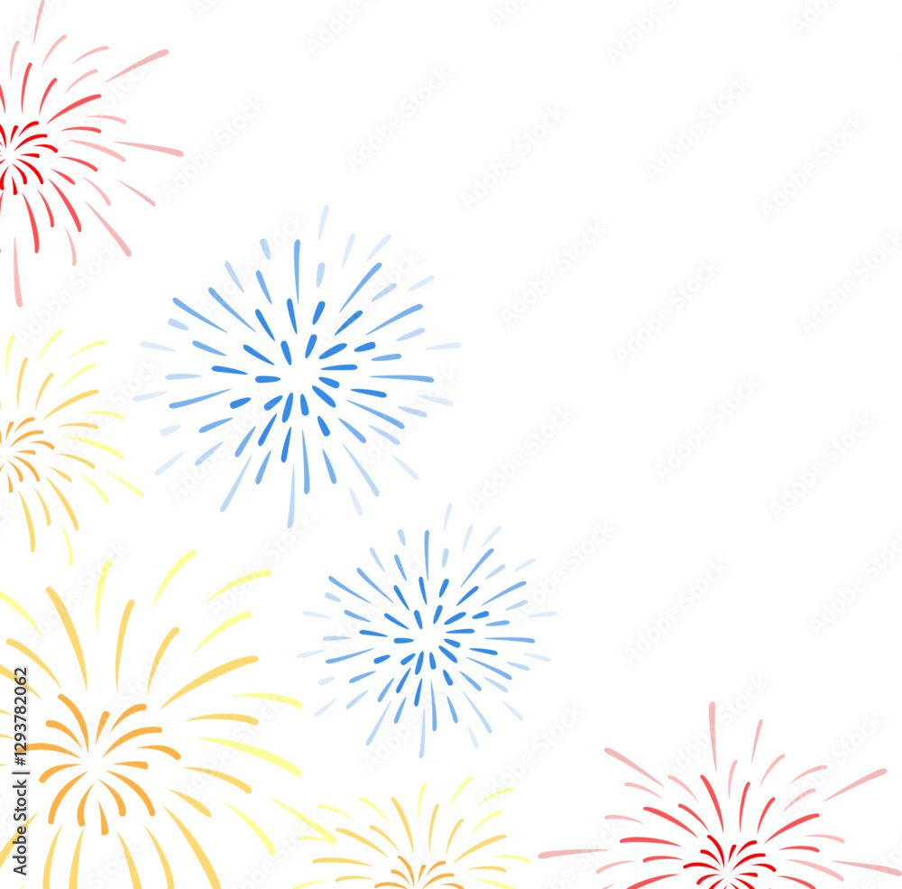 Obraz premium Firework Corner