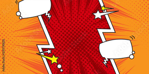 Comic lettering yeah. Vector bright cartoon illustration in retro pop art style. Comic text sound effects.