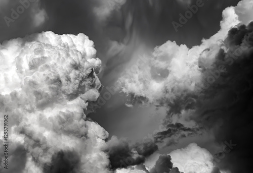 Obraz na płótnie Dramatic Storm Clouds w salonie