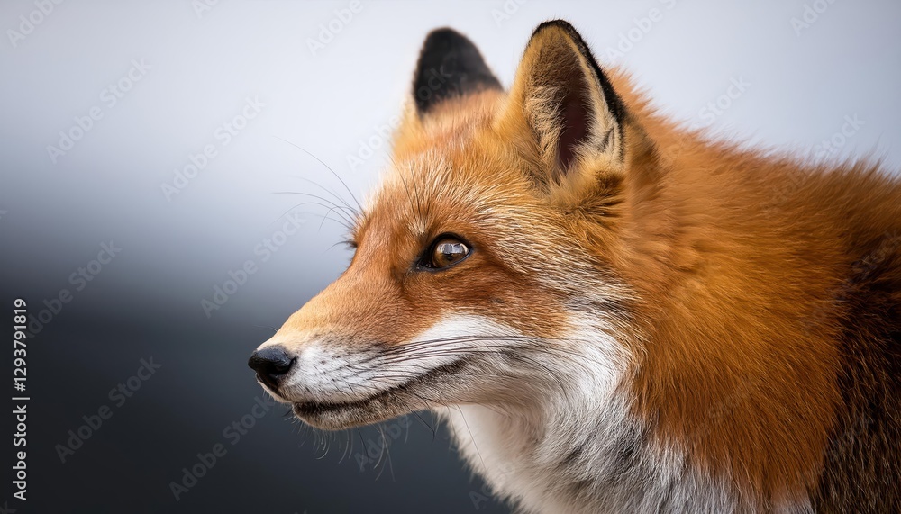 Playful Fox Mammal Pet Showing a Wide Grin in the Wilderness on a Sunlit Winter Day, With Snowy Textures and a Cozy Cabin in the Distance Playful Fox Mammal Pet Showing a Wide Grin in the Wilderness on a Sunlit Winter Day, With Snowy Textures and a Cozy Cabin in the Distance