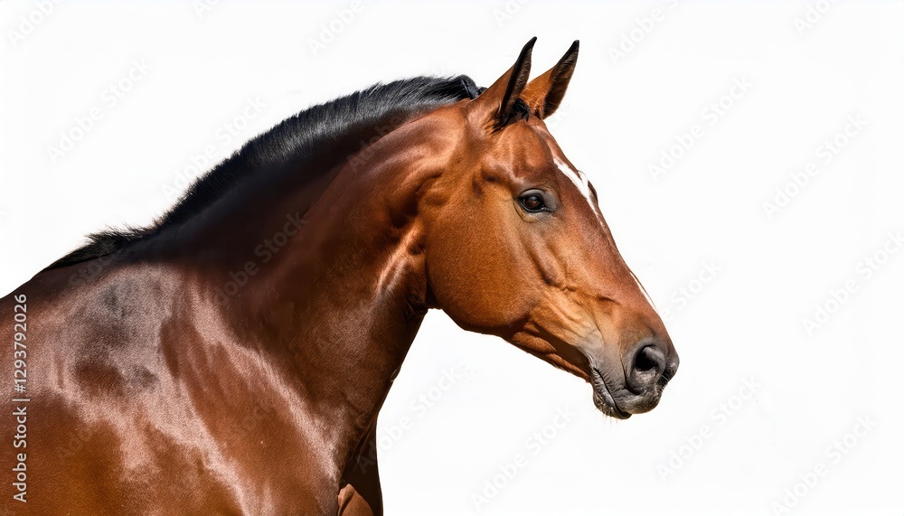 Majestic Stallion Galloping Across a Golden Field in the Early Afternoon, Depicting Vitality and Freedom with Rich Textures and Dynamic Movement.