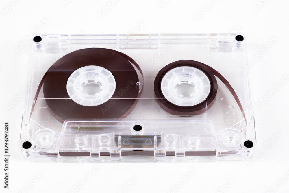 Audio Tape Cassette closeup
