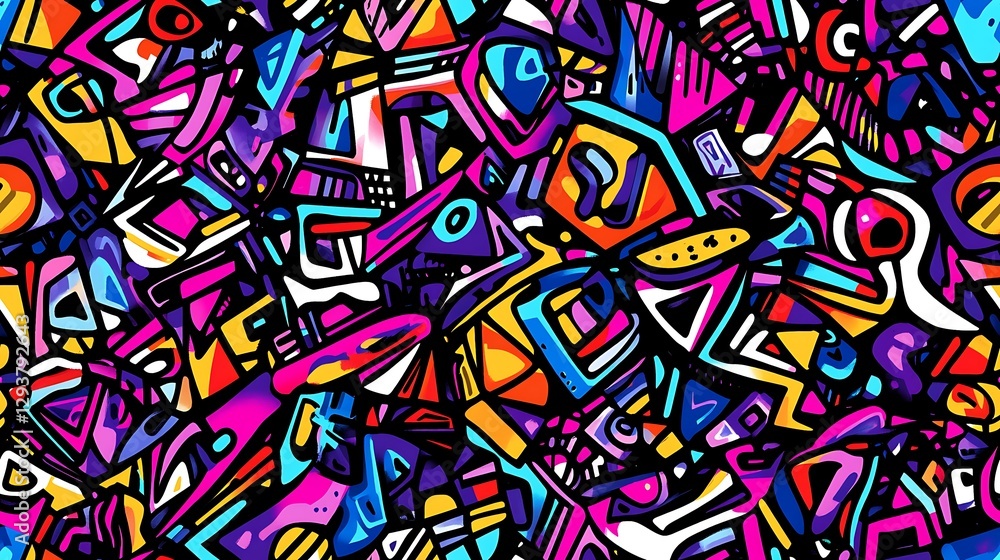 Obraz premium Abstract geometric pattern background