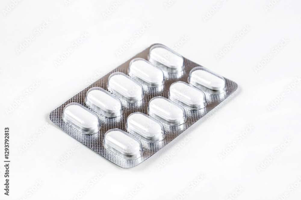 Pills on the White
