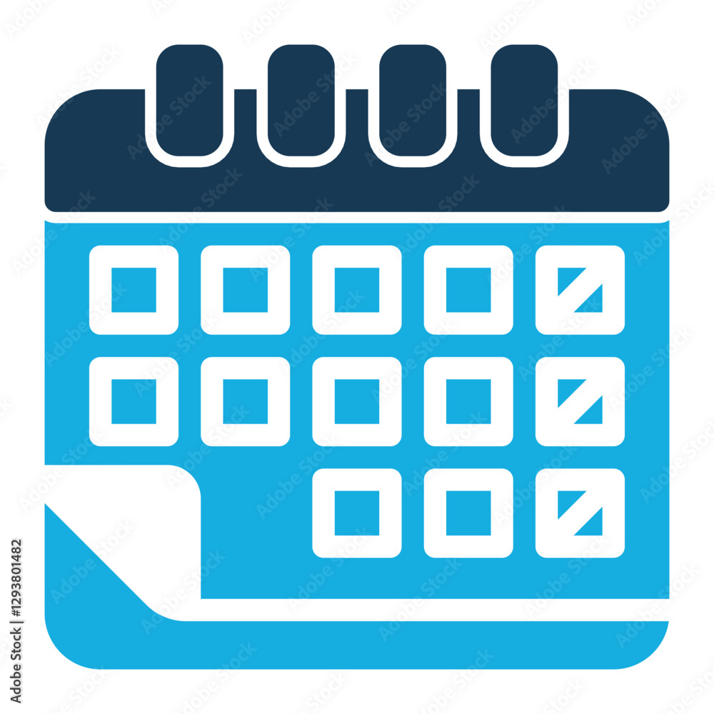Weekend Icon with Trendy Duo Tone Style Weekend Icon with Trendy Duo Tone Style