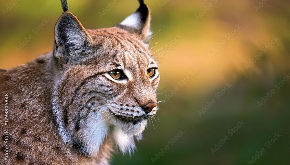 Eurasian Lynx Portrait in Wintery German Landscape Majestic Felid Stands Vigilant Amidst Snowy Pine Forest, with Mystical Aura and Captivating IceBlue Eyes. Eurasian Lynx Portrait in Wintery German Landscape Majestic Felid Stands Vigilant Amidst Snowy Pine Forest, with Mystical Aura and Captivating IceBlue Eyes.