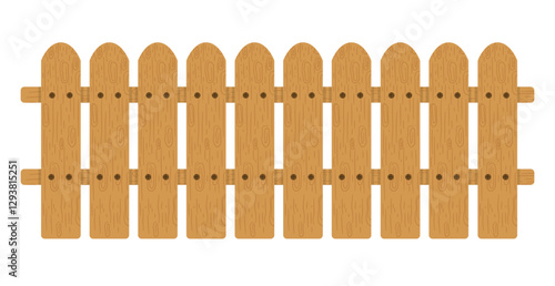 Wooden Fence - Rustic Picket Fence for Garden and Farm