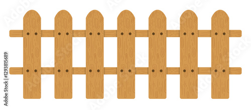 Wooden Fence - Rustic Picket Fence for Garden and Farm