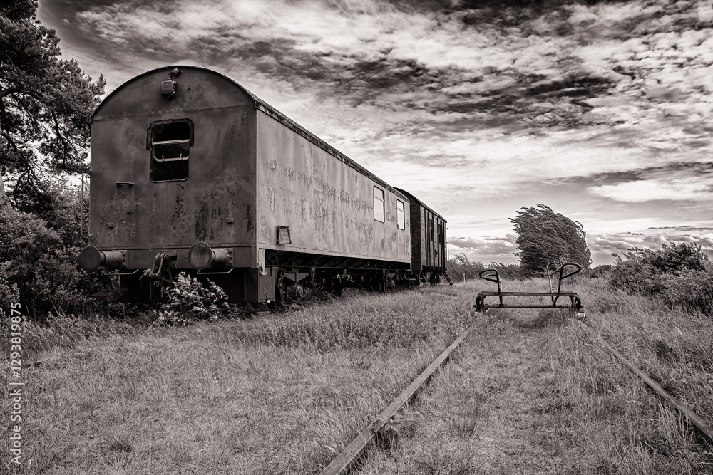 alter Eisenbahnwaggon