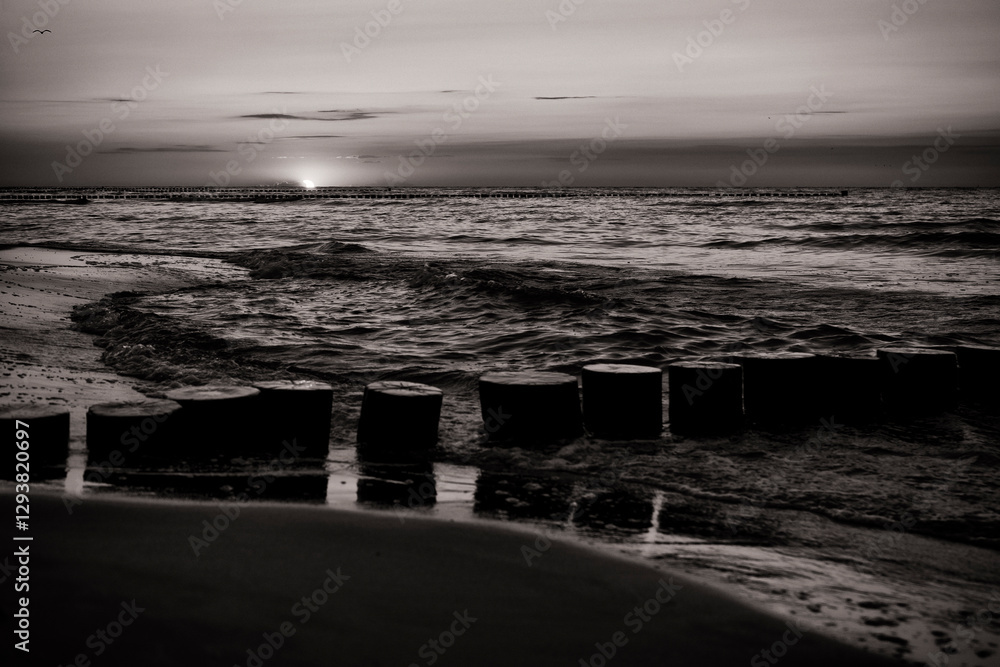 Sonnenuntergang über der Ostsee