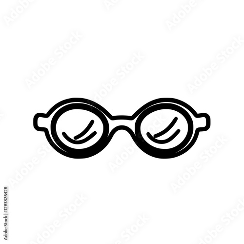 Swimming Goggles Icon for Water Sports, Protection, and Underwater Activities