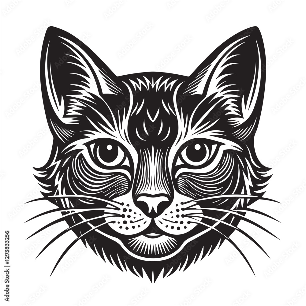 cute cat head cute cat head