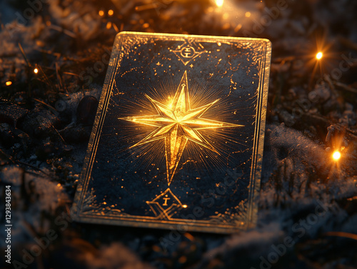 The star on tarot card