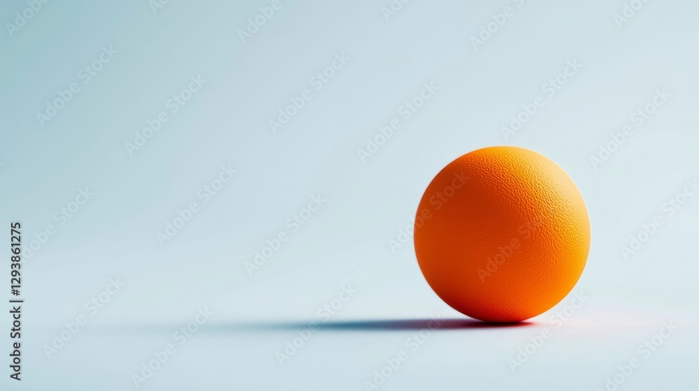 Solitary Orb Against Light Blue Backdrop Simplicity Focus Minimalist Aesthetic Clean Presentation Solitary Orb Against Light Blue Backdrop Simplicity Focus Minimalist Aesthetic Clean Presentation