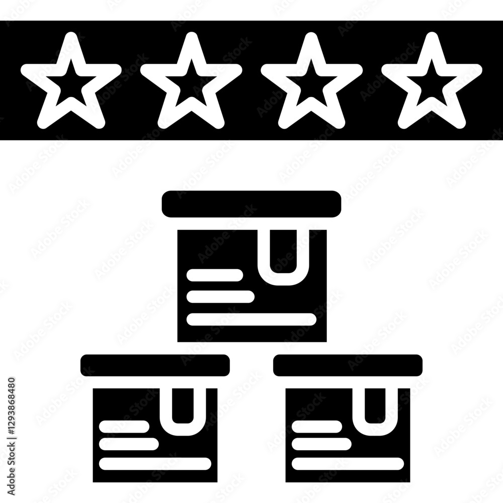 Fototapeta premium Product Review Icon