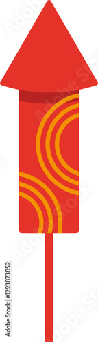 Chinese new year firecrackers vector illustration