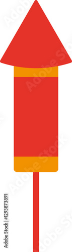 Chinese new year firecrackers vector illustration