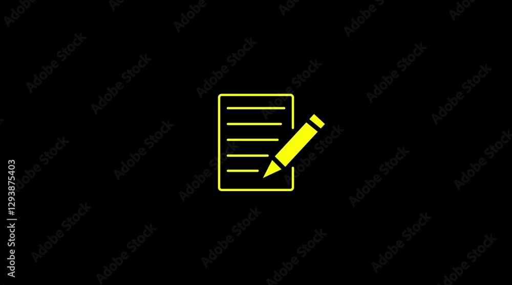 beautiful Documents check list icon animation beautiful Documents check list icon animation