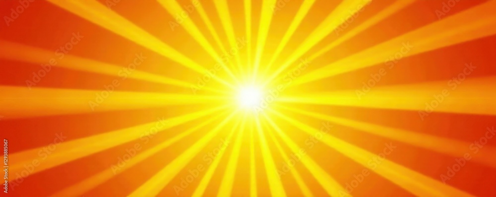 Bright yellow sunburst, radiating light beams, retro style , rays, glow, pattern Bright yellow sunburst, radiating light beams, retro style , rays, glow, pattern