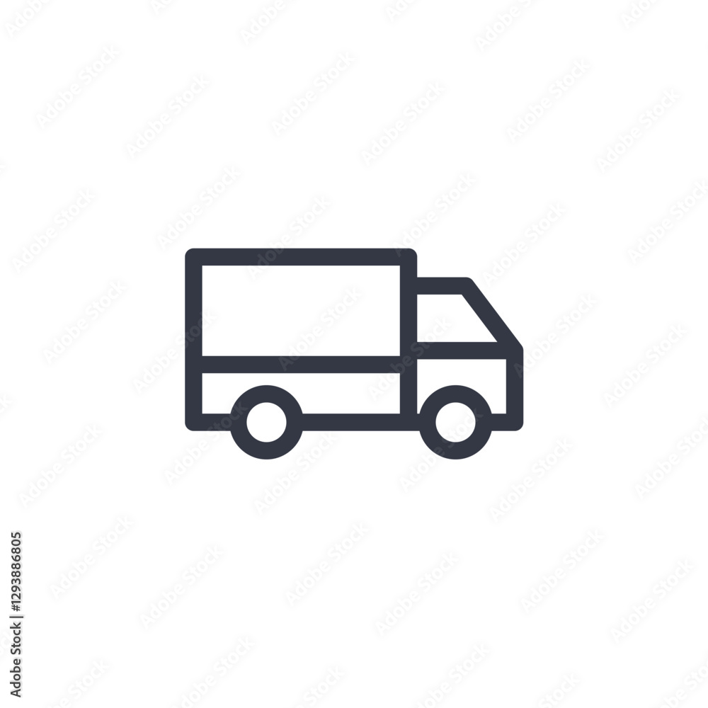 truck delivery icon symbol vector sign isolated on white background illustration for graphic and web design truck delivery icon symbol vector sign isolated on white background illustration for graphic and web design