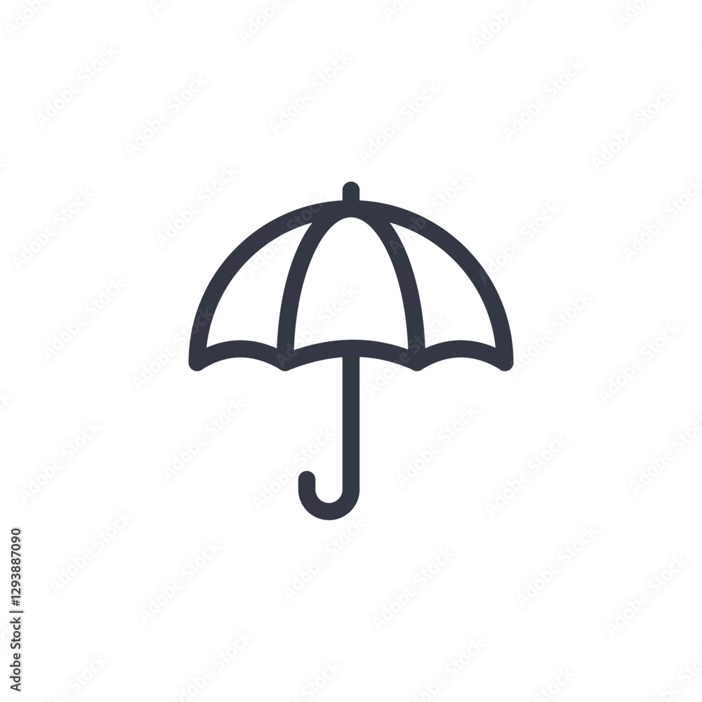 umbrella icon symbol vector sign isolated on white background illustration for graphic and web design umbrella icon symbol vector sign isolated on white background illustration for graphic and web design