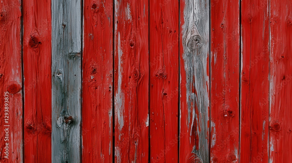 Weathered Red and Gray Wooden Plank Background for Rustic and Vintage Design Projects Weathered Red and Gray Wooden Plank Background for Rustic and Vintage Design Projects