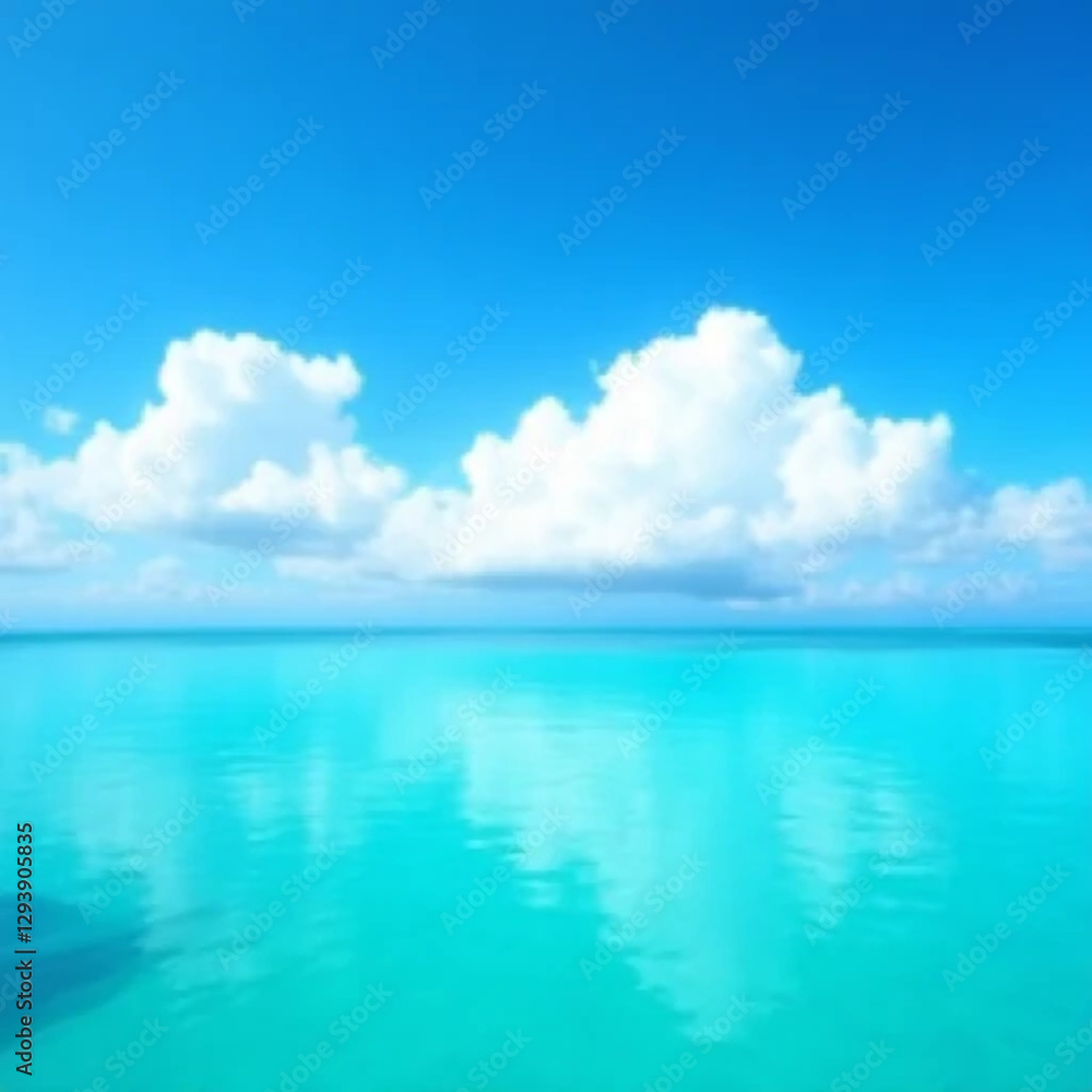 Obraz premium blue sky and sea