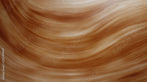 Soft, flowing warmth of brown tones creates an inviting and tran