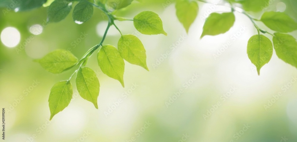 fresh green vibes to your designs with a bright leaf bokeh background, creating a refreshing and invigorating visual appeal. fresh green vibes to your designs with a bright leaf bokeh background, creating a refreshing and invigorating visual appeal.