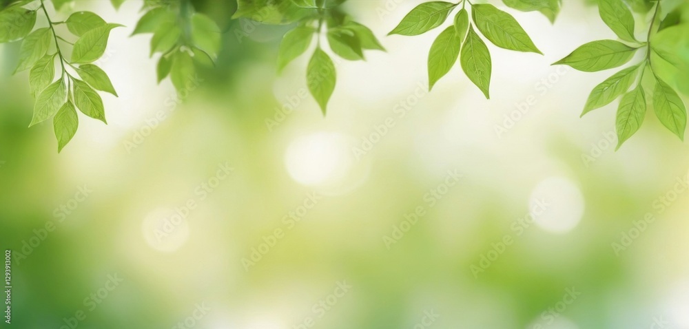 Highlight the refreshing nature of green with a leaf bokeh background, perfect for adding a dynamic and energetic touch to your designs. Highlight the refreshing nature of green with a leaf bokeh background, perfect for adding a dynamic and energetic touch to your designs.