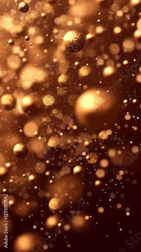 Dreamy Soft-Focus Bokeh Background with Golden Light