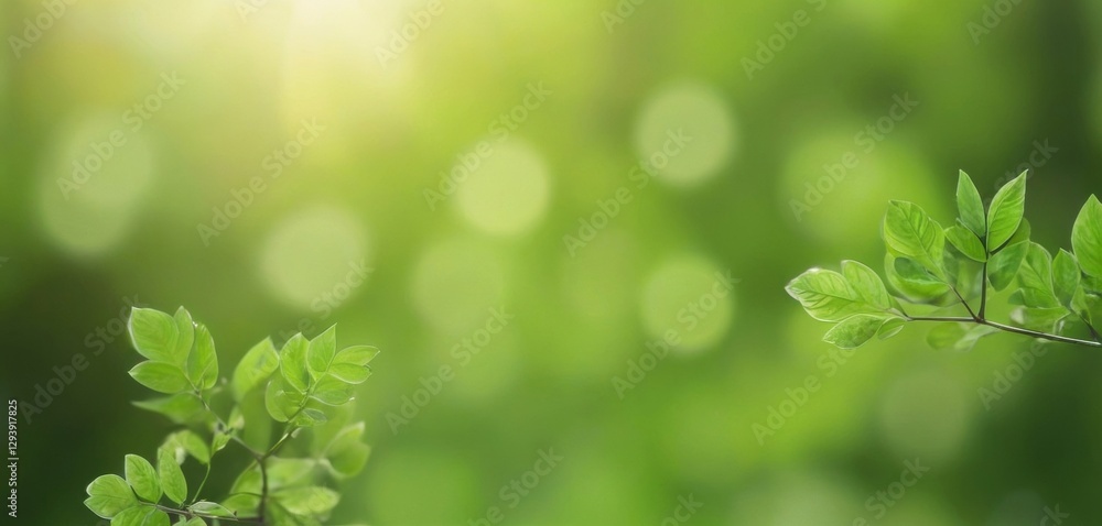 fresh and inviting ambiance with a bright green leaf bokeh background, ideal for adding a natural and lively touch to your designs. fresh and inviting ambiance with a bright green leaf bokeh background, ideal for adding a natural and lively touch to your designs.