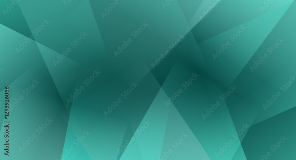 Obraz premium Modern Abstract Geometric Teal Background