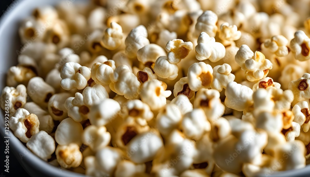 Close-up of Popcorn in Bowl Close-up of Popcorn in Bowl