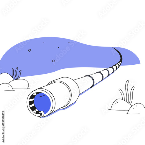 Submarine cables lay across the ocean floor, facilitating crucial data transmission between continents. These undersea systems support internet and telecommunication networks worldwide